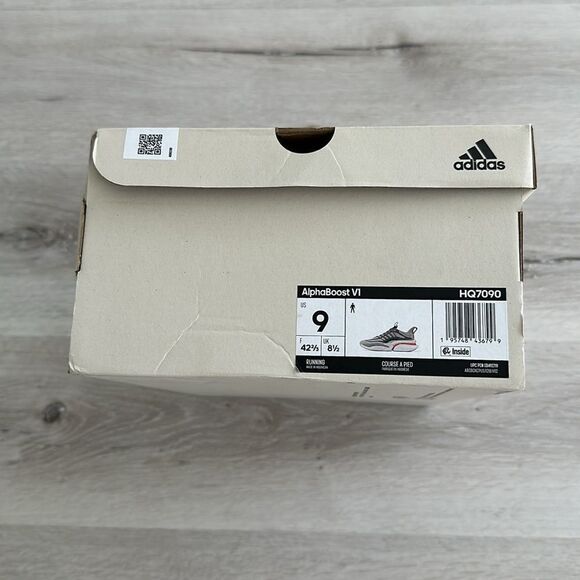 adidas Running Alphaboost V1 Grey/Coral Fusion/Magic Grey 9 NWT IN BOX‎ - Picture 7 of 11